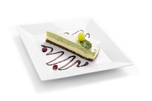 raw vegan citronovo-mátový dort celý