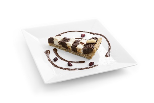 raw vegan povidlovo-tvarawhový koláč