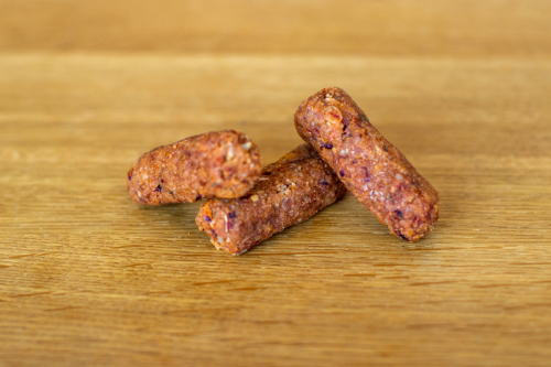 raw vegan mandlové šišky s bazalkou