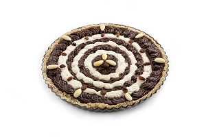 raw vegan povidlovo-tvarawhový ("tvarohový") koláč